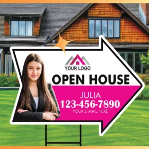 Lawn Sign - Arrow Shape