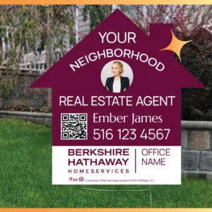 Lawn Sign - House Shape