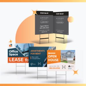 Lawn Sign - Rectangle Shape