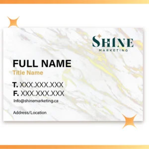 Business Card - Marble