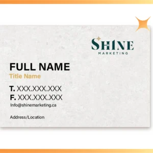 Business Card - Porcelain White