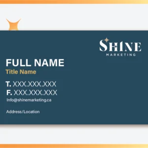 Business Card - Prussian Blue